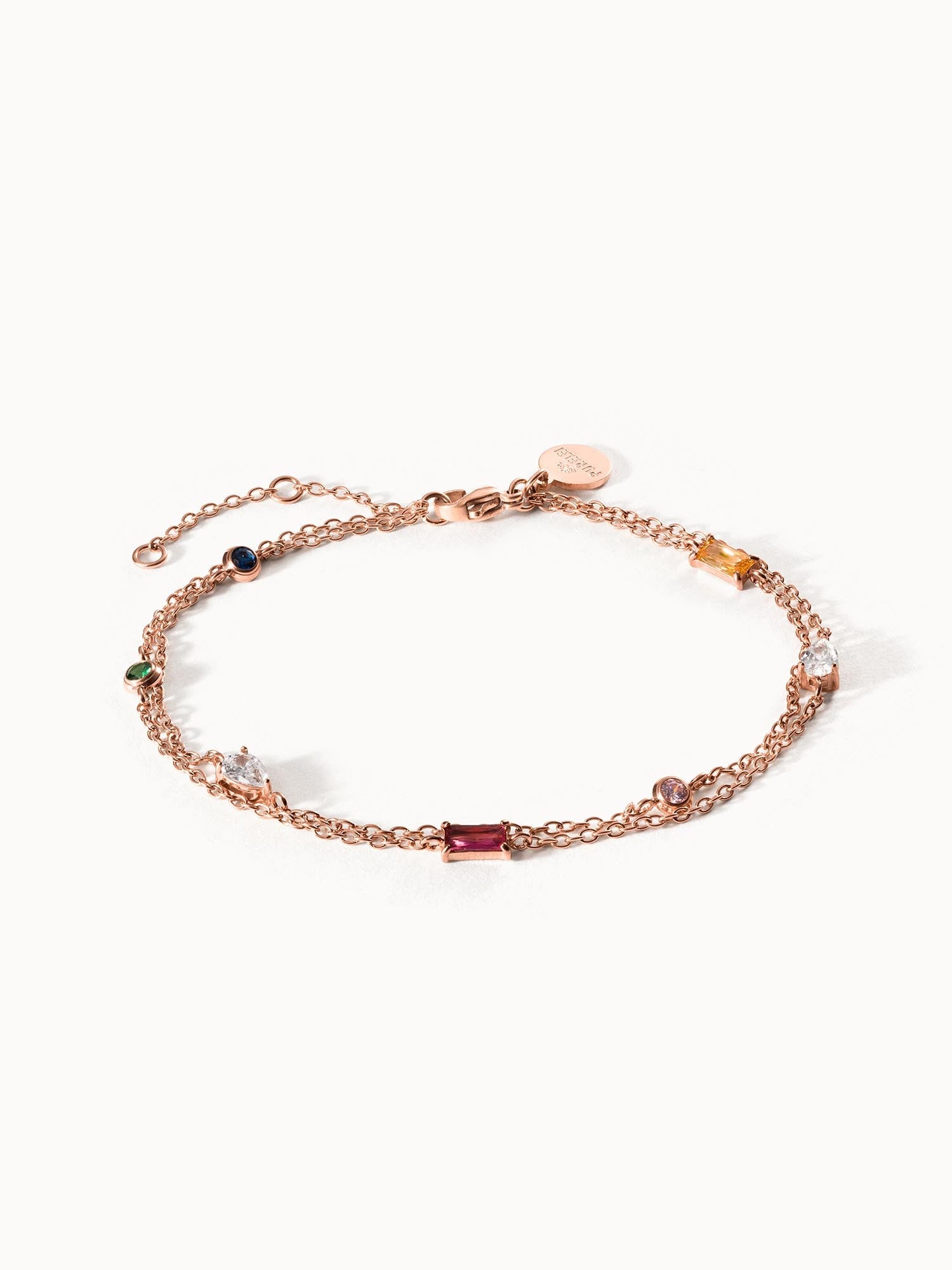Roségoldenes Armband mit funkelnden Steinen, elegant und feminin – PURELEI.