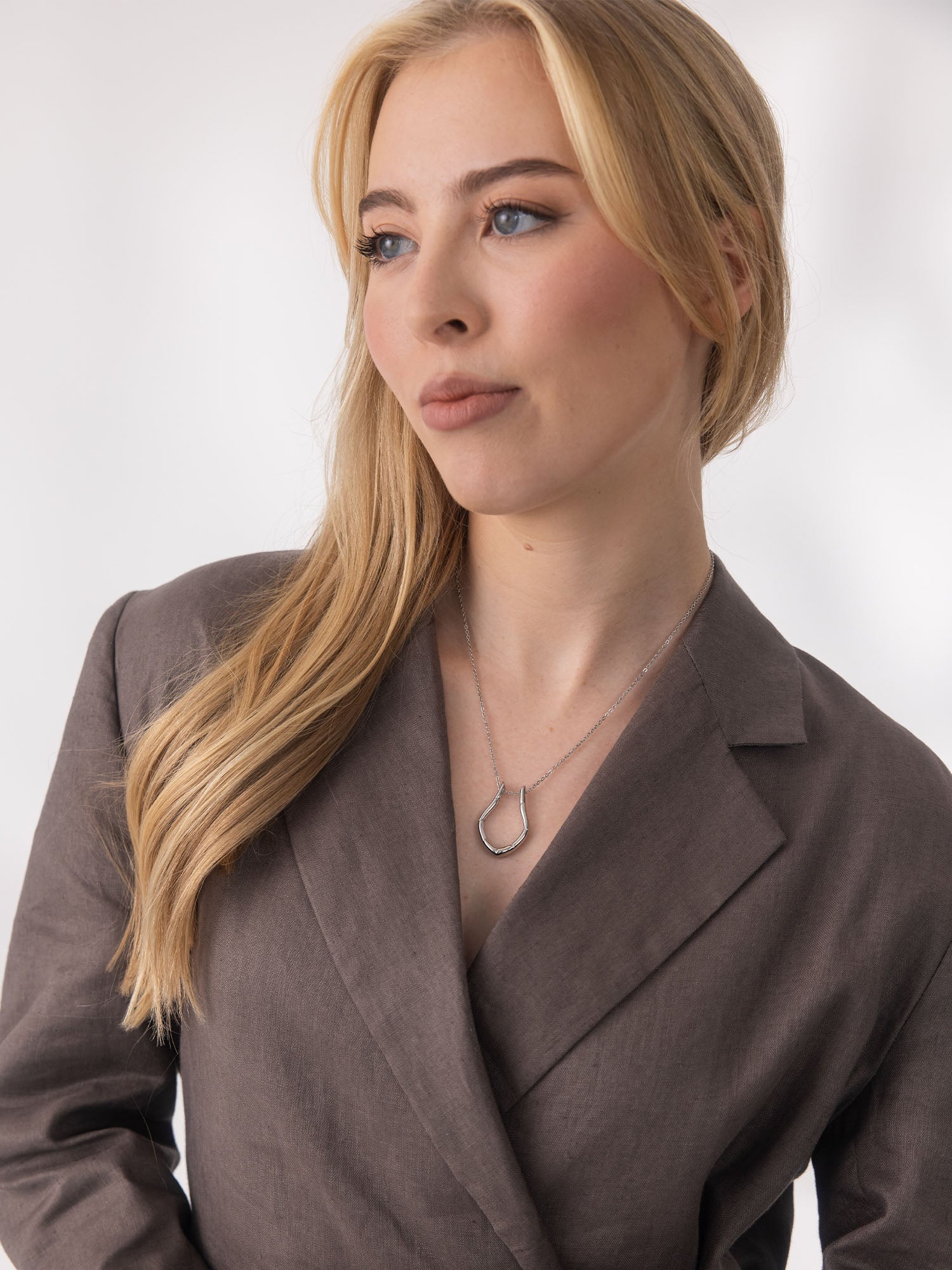 Ring-Halter Drop Necklace