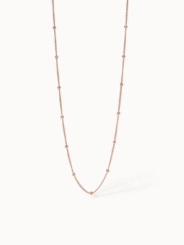 PURELEI Li’ili’i Kette in Roségold mit feingliedriger Struktur, nickelfrei, elegant und vielseitig kombinierbar