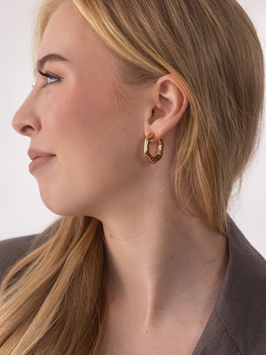 Hexagon earrings - INT PURELEI