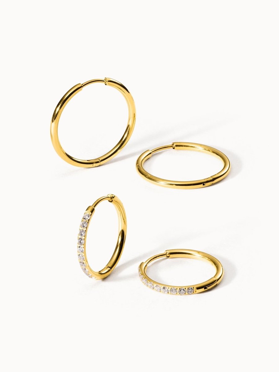 Lovely Glitter Earring Set - INT PURELEI