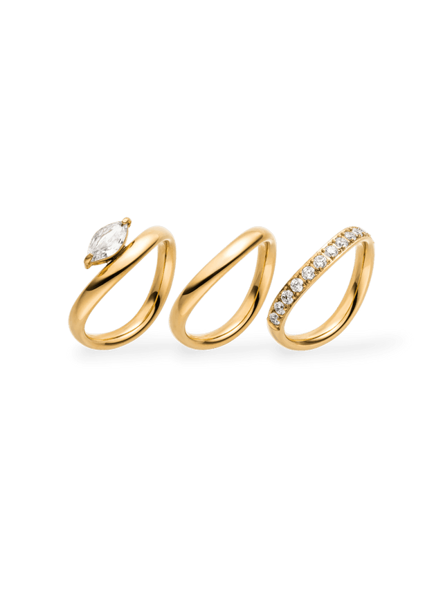 Lumi Trio Ring Set - INT PURELEI