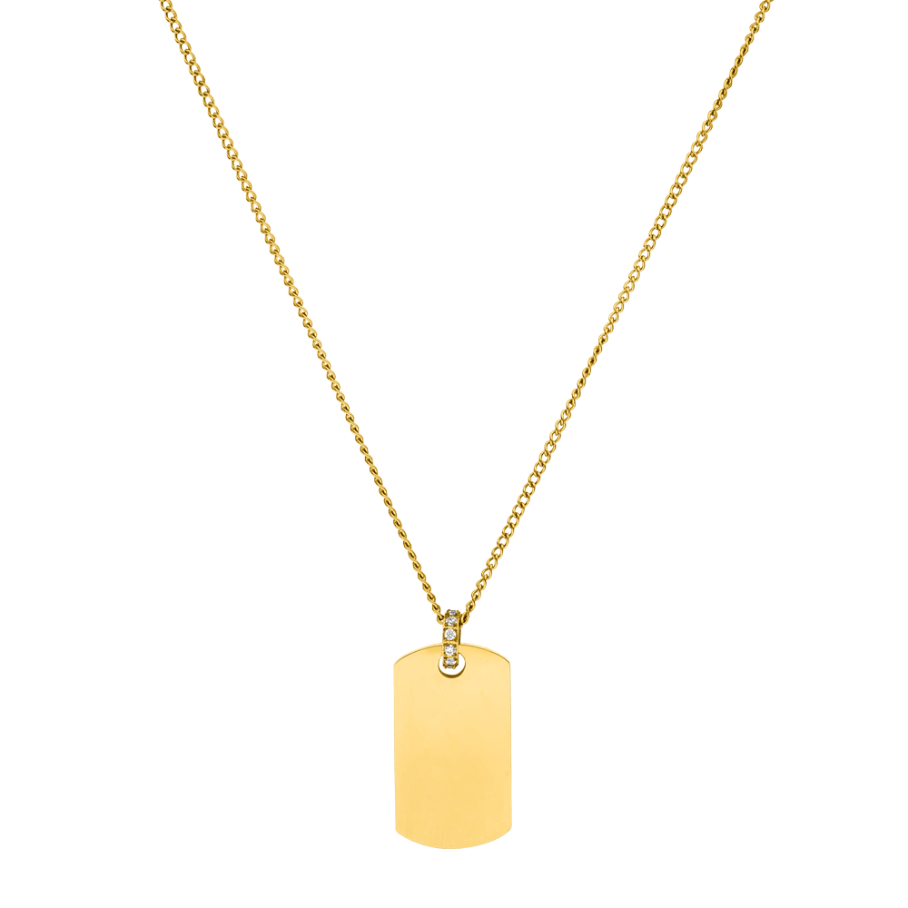 Plate Charm Necklace - INT PURELEI