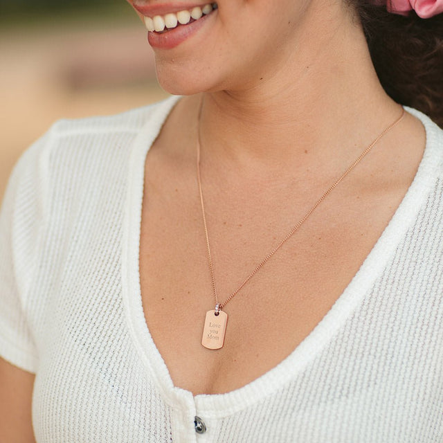 Plate Charm Necklace - INT PURELEI