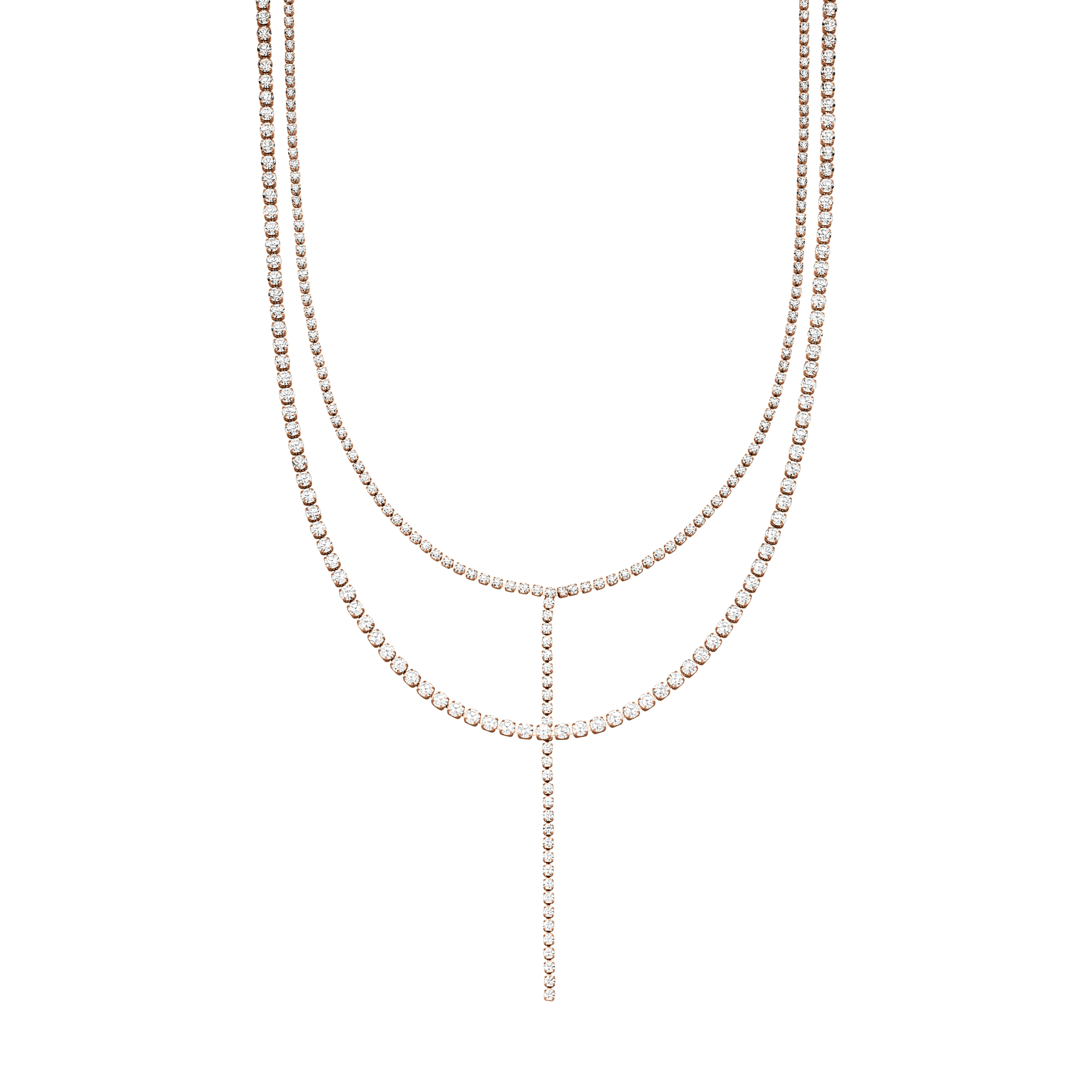 Roségoldene Kette mit funkelnden Details von PURELEI, elegant und feminin.